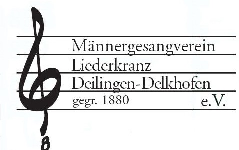 Logo des Männergesangvereins Liederkranz Deilingen-Delkhofen, gegründet 1880