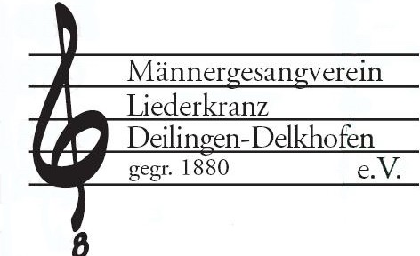 Logo des Männergesangvereins Liederkranz Deilingen-Delkhofen, gegründet 1880